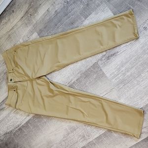 American Eagle Airflex Active Flex Slim Trouser Pants Beige Men's 32x32 EUC.